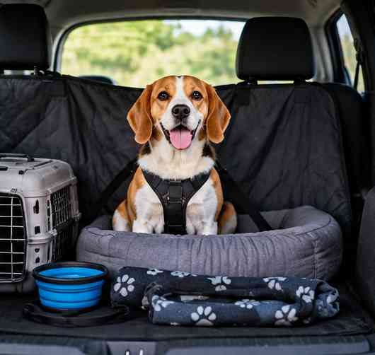 Qué llevar en el coche cuando viajas con tu perro