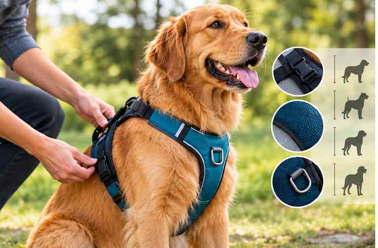 Cómo elegir un arnés para perros: talla, ajuste y tipo