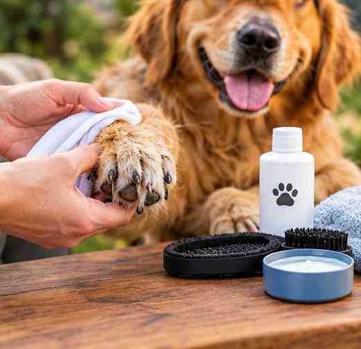 Cómo cuidar las patas de tu perro: revisión y limpieza