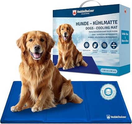 Alfombrilla refrescante Veddelholzer para perros, talla L 90 × 50 cm