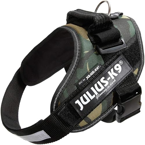 JULIUS-K9 Arnés JULIUS-K9 IDC, 0/M–L, 58–76 cm/40 mm, Camuflaje, Perro