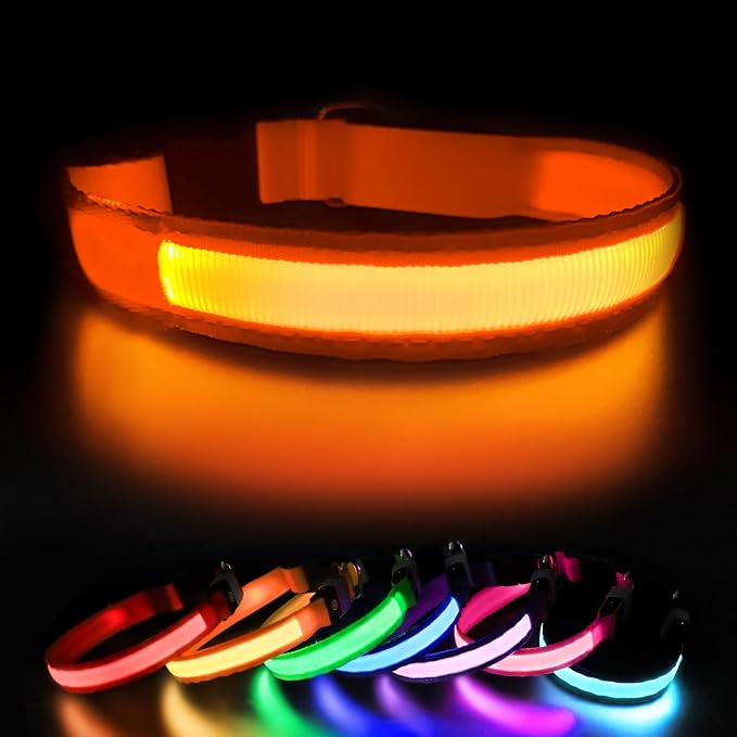 Collar LED Luminoso para Perros MASBRILL